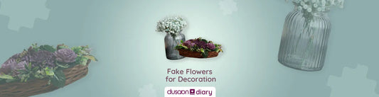fake flowers for decoration
