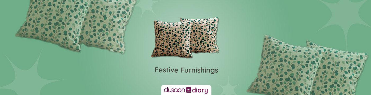 embroidered cushions