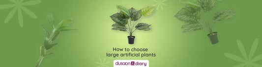 large artificial plants