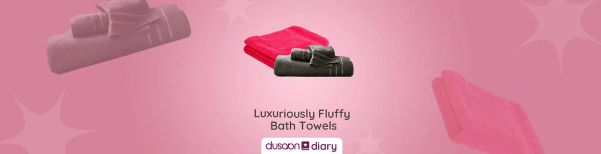 fluffy bath towels