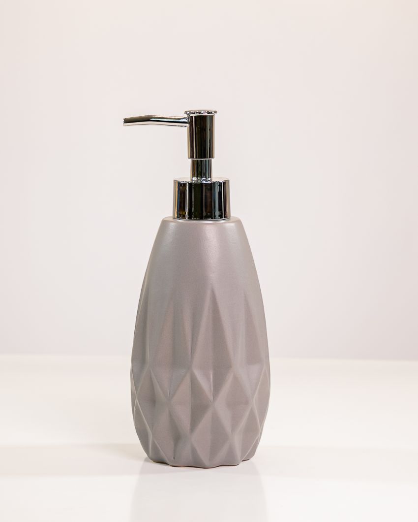 Urban Chic Ceramic Urban Matte Grey Bathroom Set | Set of 3