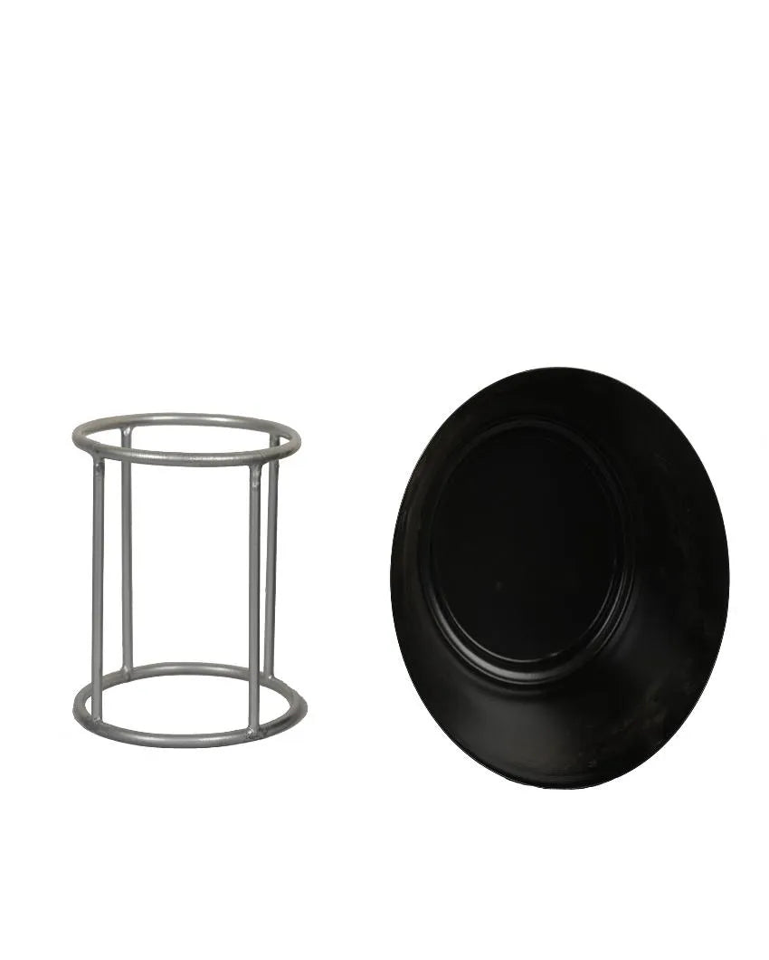 Metal Riser Planter | Black | Plant Not Included