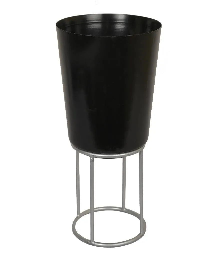 Metal Riser Planter | Black | Plant Not Included