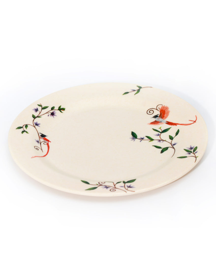 Paradise Design Non Toxic Eco Friendly Bamboo Dinner Plates | 11 inches