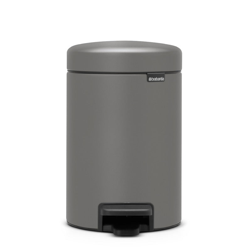 NewIcon Stylish Pedal Bin | 3000 ml Grey