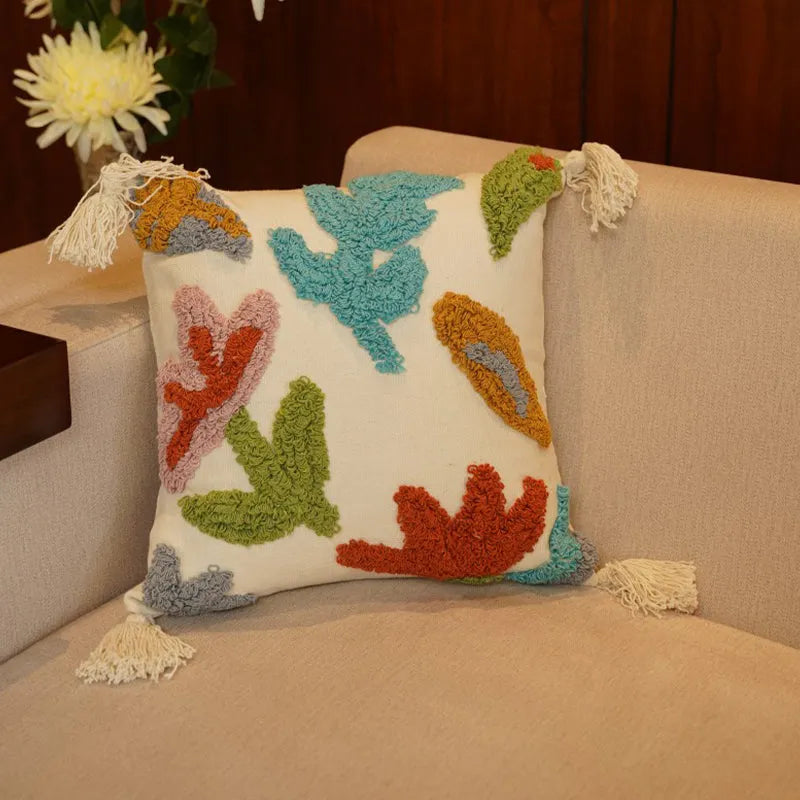 Meadow Blossom Cushion Cover | 18 x 18 Inches Default Title