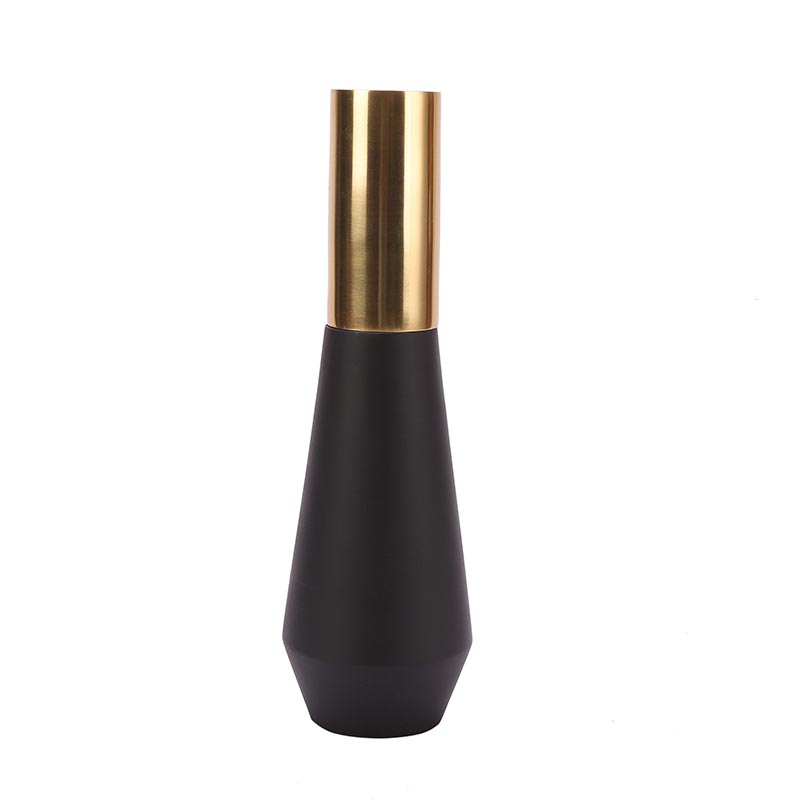 Tall Deidra Wooden & Aliminium Vase | Multiple Colors