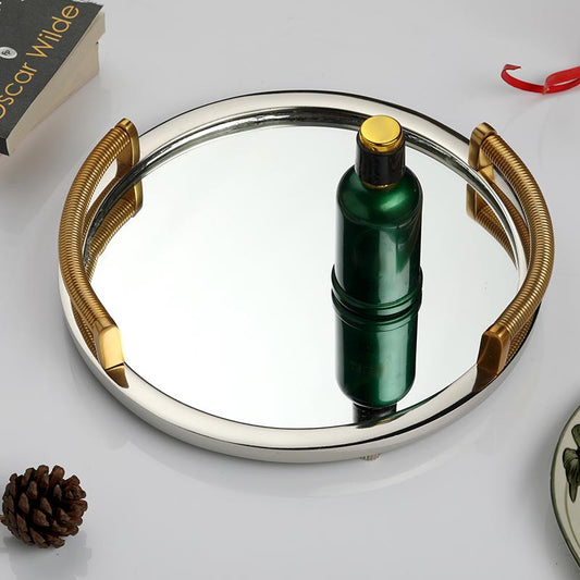 Allie Medium Mirror Tray | 11 inches - Dusaan