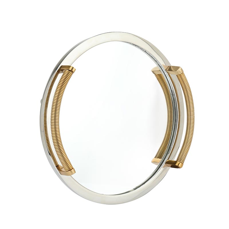 Allie Large Mirror Tray | Multiple Colors Gold Silver