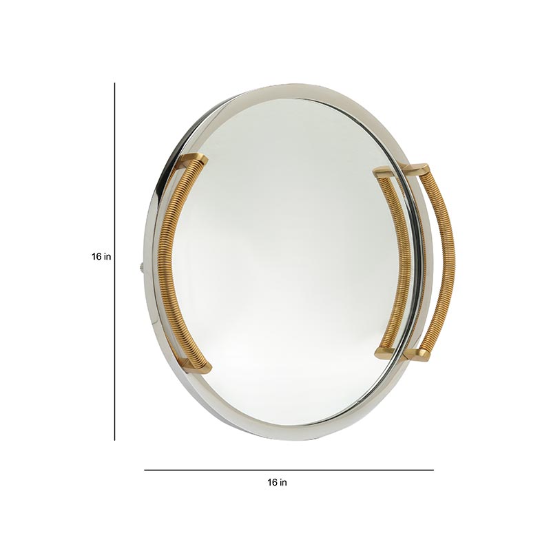 Allie Large Mirror Tray | Multiple Colors Gold Silver