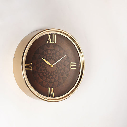 Luxe Woodcraft Wall Clock Default Title