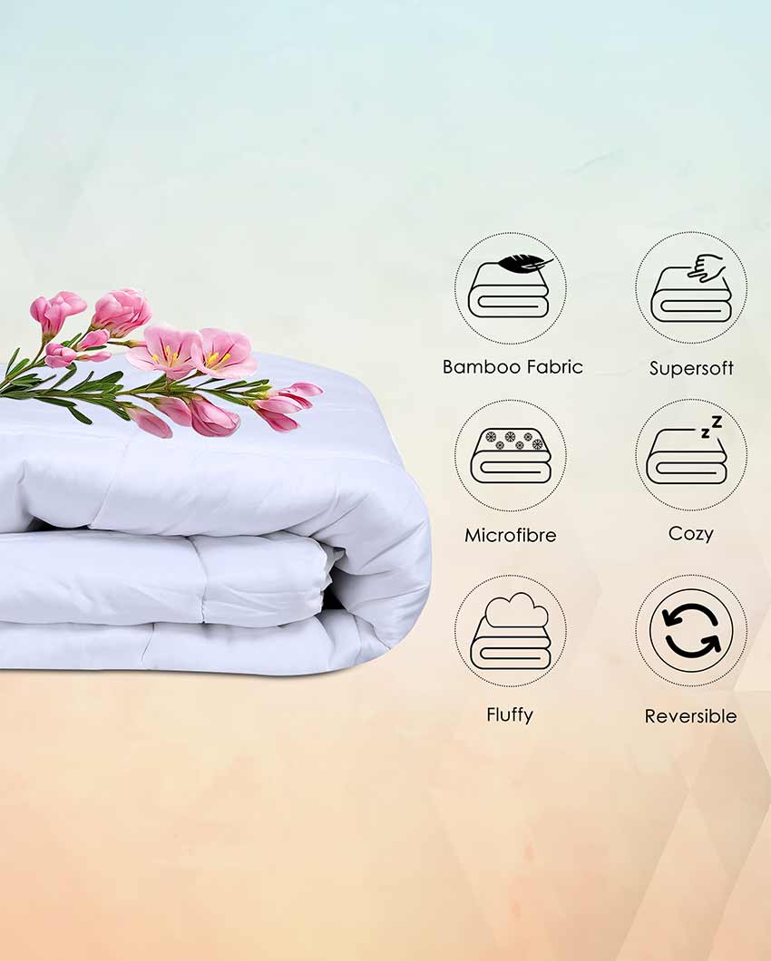 Bamboo Comforter | 300 TC White
