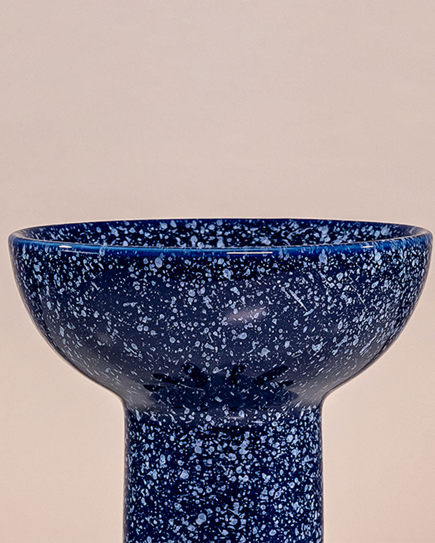 Classic Style Ceramic Blue Goblet Blue White Table Lamp | 8 x 6 inches