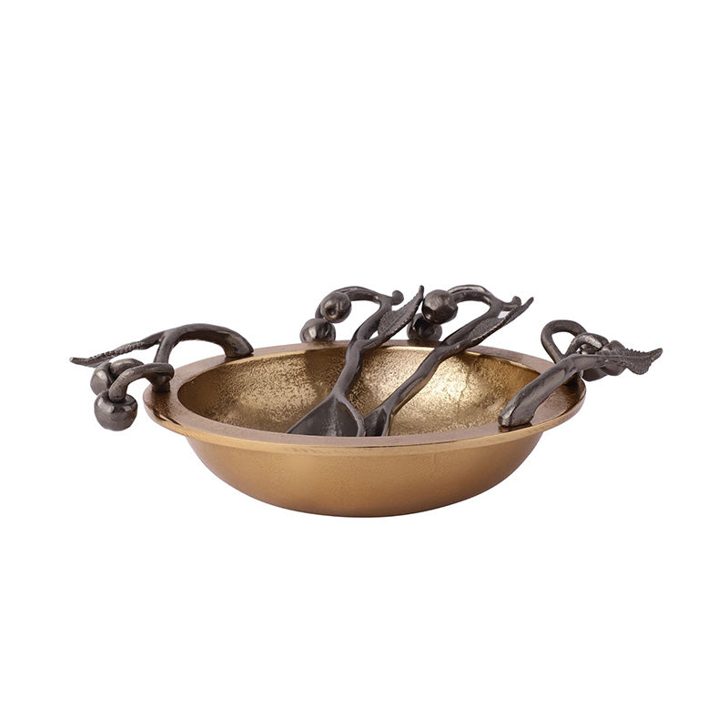 Florence Decorative Bowls Set | Multiple Colors Gold & Black