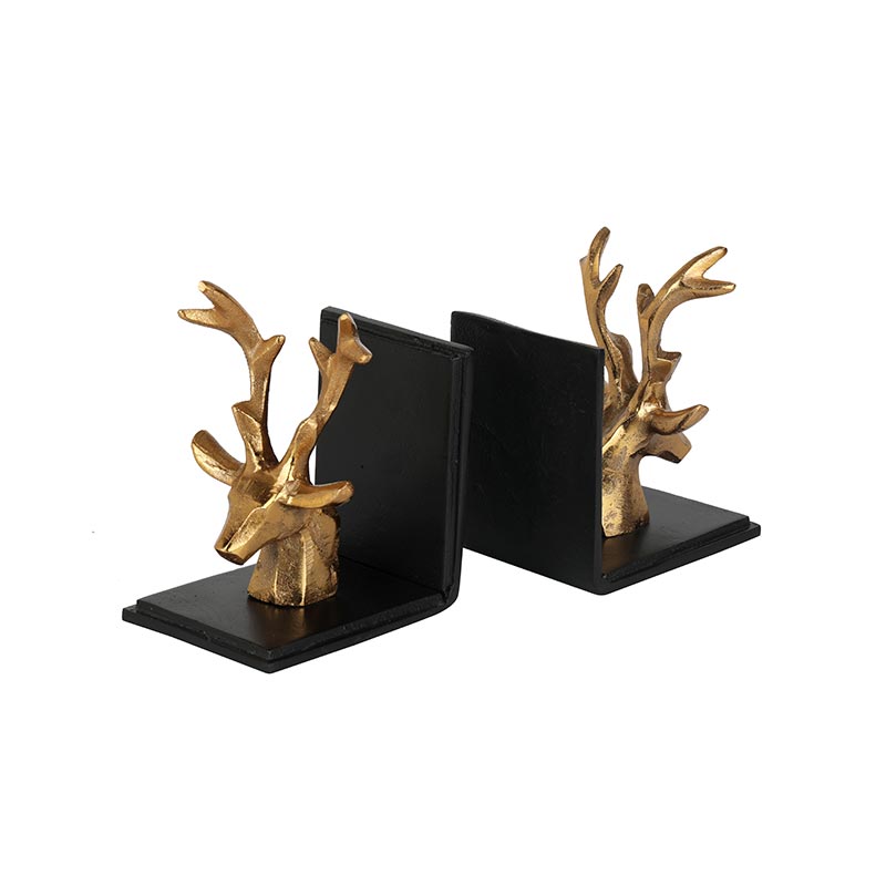 Deer's Bookend | Multiple Colors Black Silver