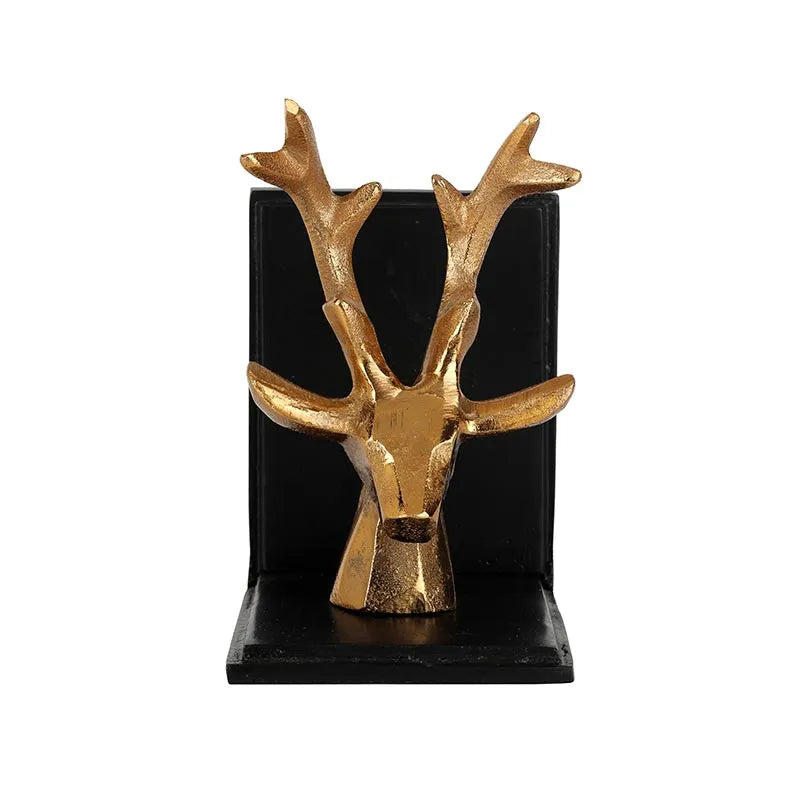 Deer's Bookend | Multiple Colors Black Silver