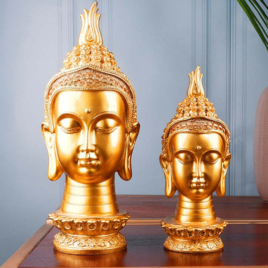 Modern Gold Premium Buddha Figurine For Meditation And Peace | Set Of 2 Default Title