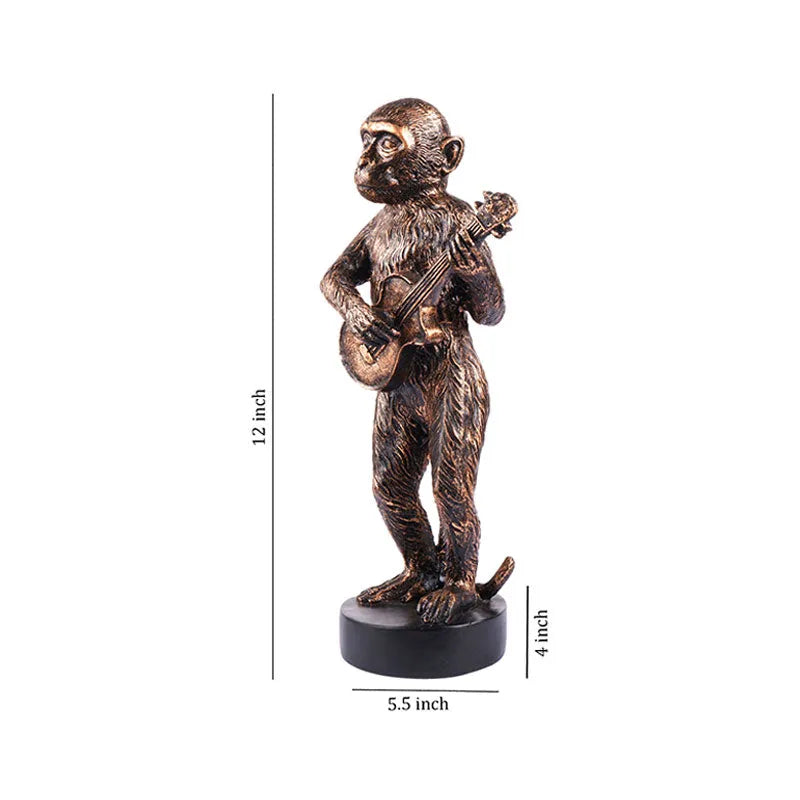 Olympia Premium Monkey Sculpture Figurine Default Title