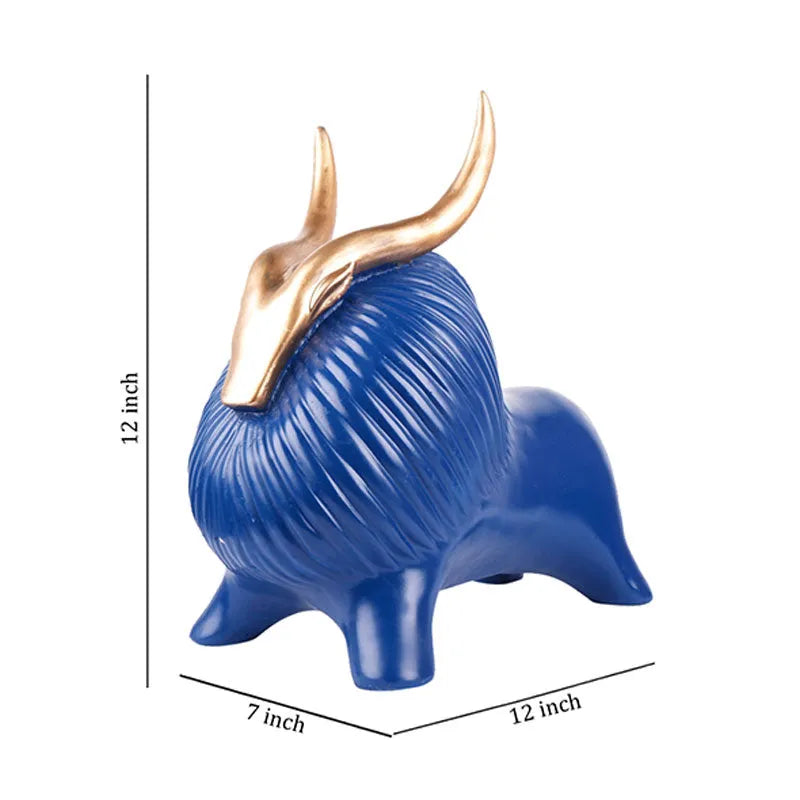 Rio Premium Yak Figurine | Multiple Colors Blue