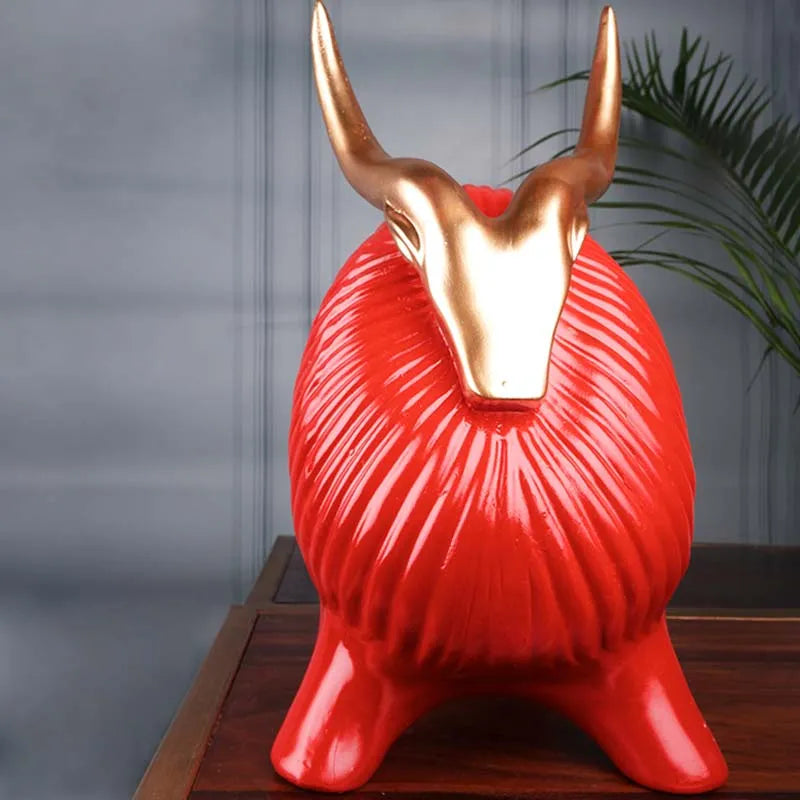 Rio Premium Yak Figurine | Multiple Colors Red