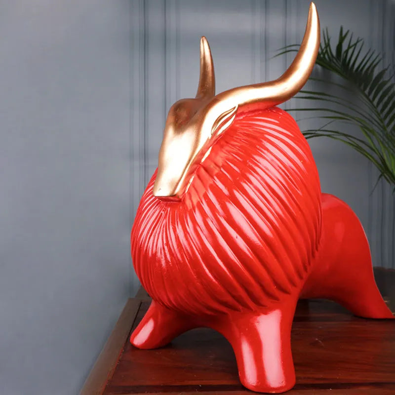 Rio Premium Yak Figurine | Multiple Colors Red