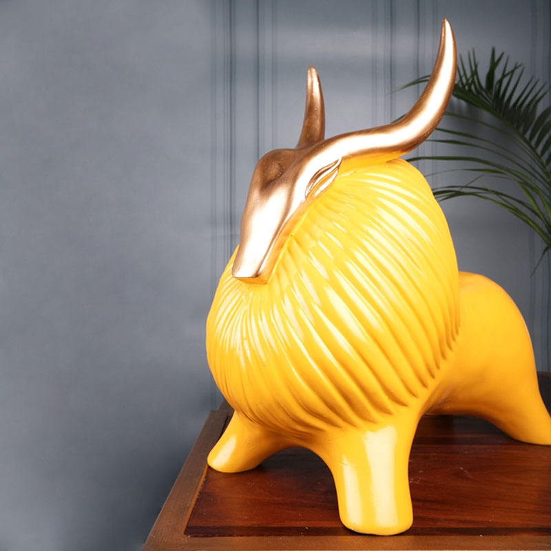 Rio Premium Yak Figurine | Multiple Colors Yellow