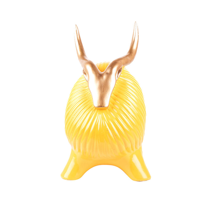 Rio Premium Yak Figurine | Multiple Colors Yellow