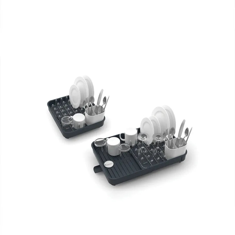 Expandable Dish Rack and Cutlery Drainer| Multiple Colors Grey