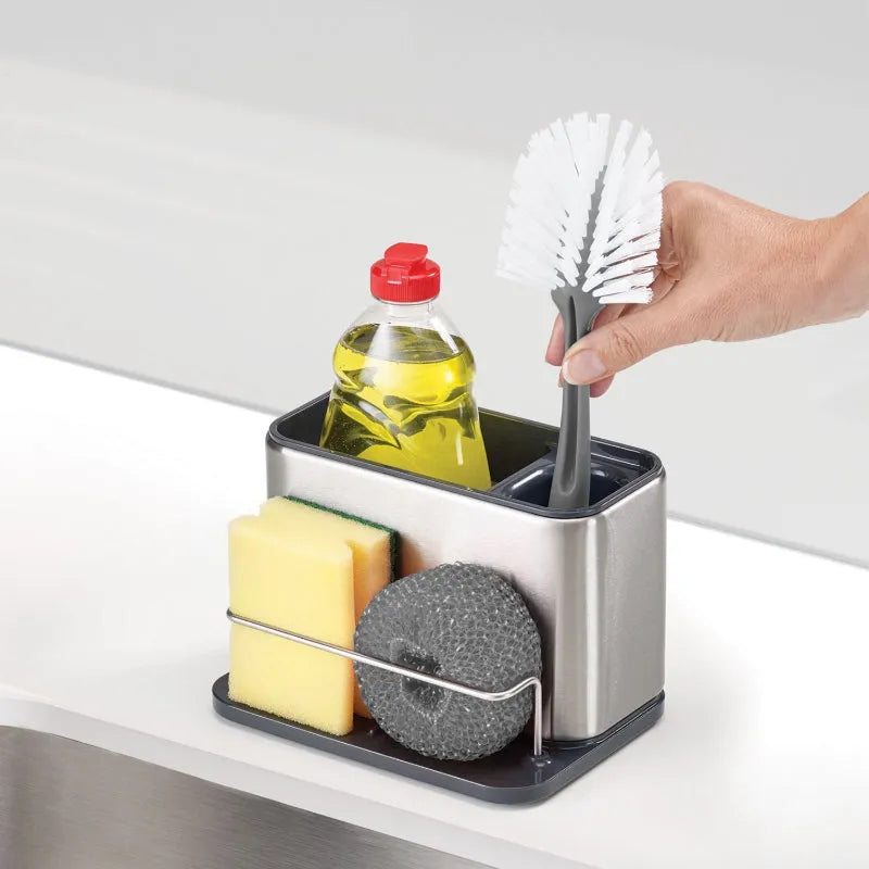 Surface Large Grey Sink Caddy with Sponge Holder Default Title