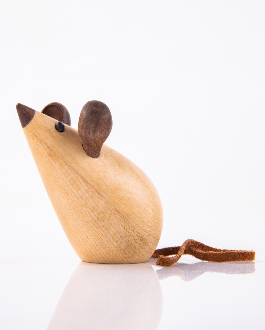 Noble Rat Wooden Miniature Figurine
