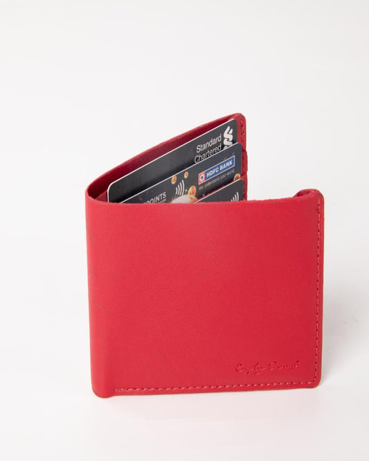 Rubicase Red Leather Wallet