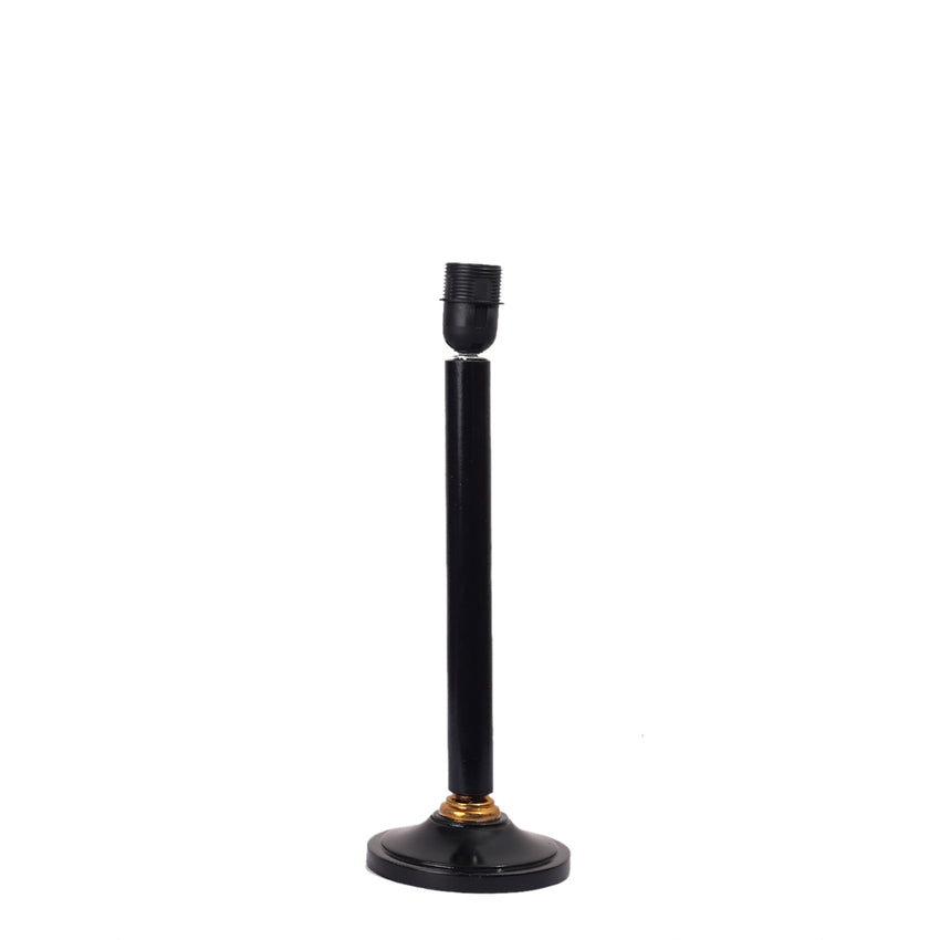 Minimalist Off-White Wood Table Lamp with Shade Without Bulb | 12 x 21 inches