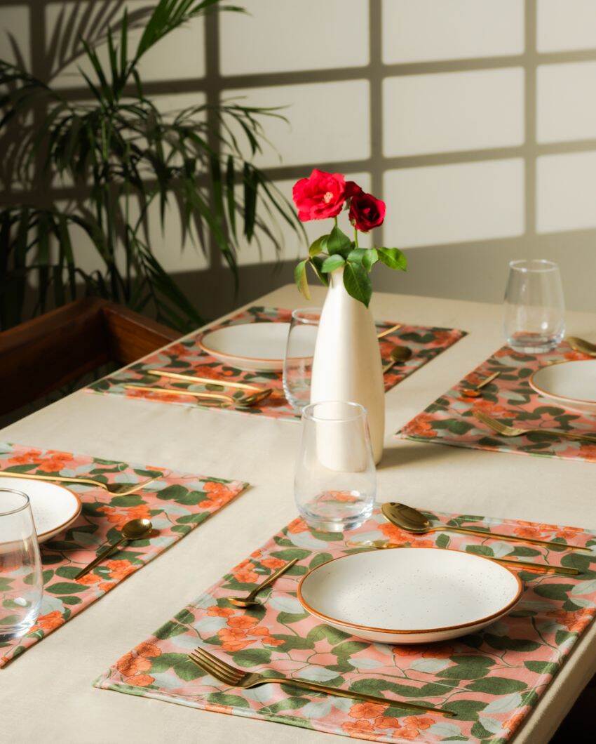 Abolee Printed Velvet Placemats | 13 x 19 inches