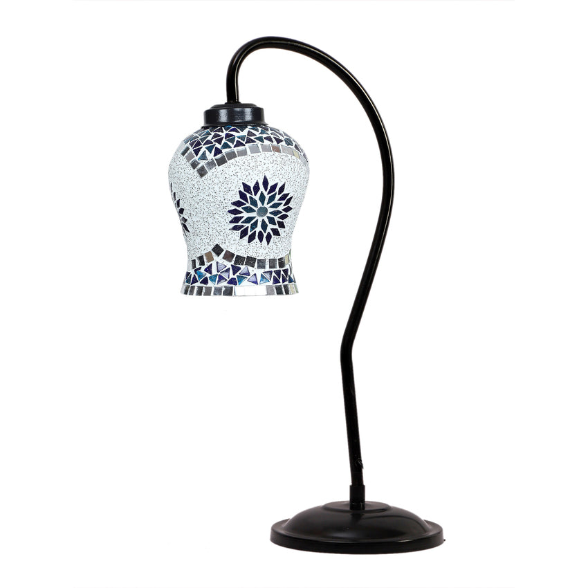 Current Modern Multicolor Metal Table Lamp with Shade Without Bulb | 9 x 4 x 20 inches