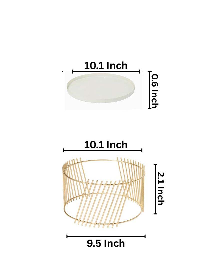 Rustic Iron Cake Stand | 10 x 2 inches