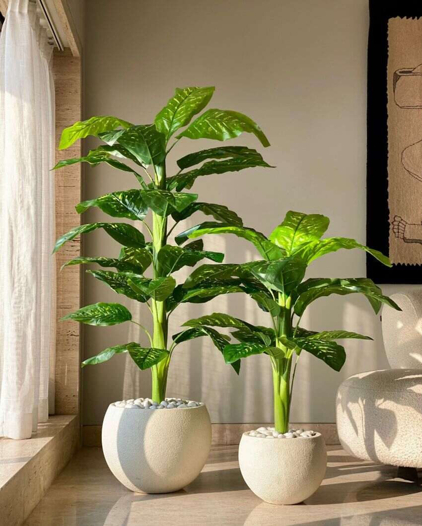 Artificial Golden Pathos Plant | 4 Feet | Pot not included