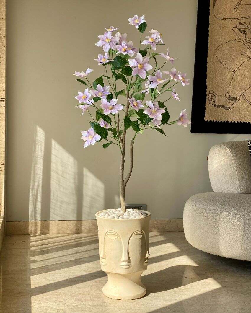 Artificial Clematis Plant | 4 Feet | Pot not included
