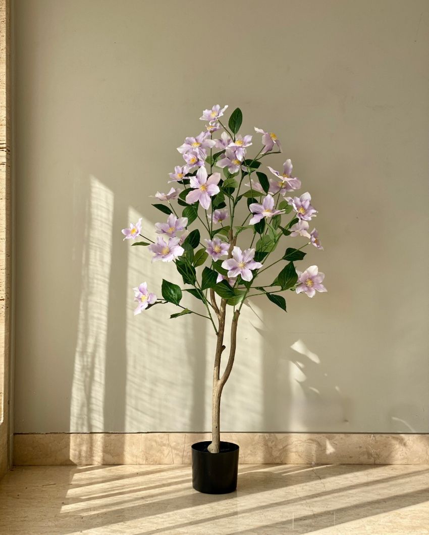 Artificial Clematis Plant | 4 Feet | Pot not included
