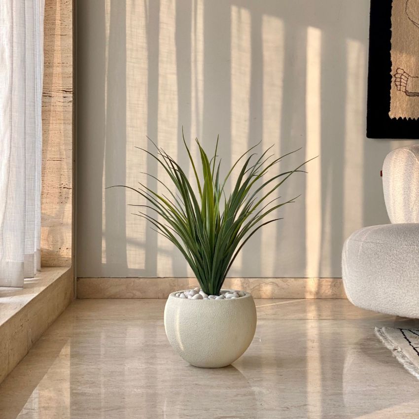 Elegant Design Green Artificial Dragon Plant Without Pot