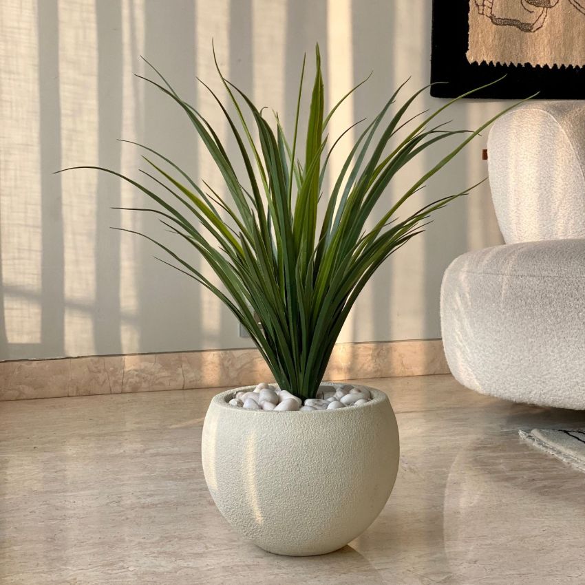 Elegant Design Green Artificial Dragon Plant Without Pot