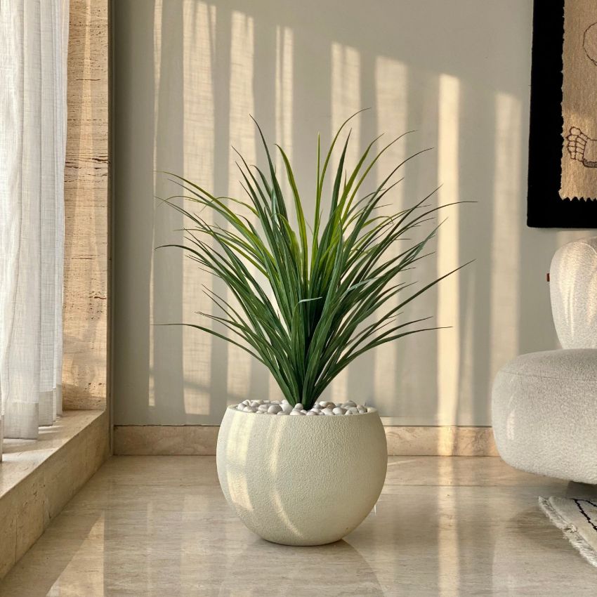 Elegant Design Green Artificial Dragon Plant Without Pot