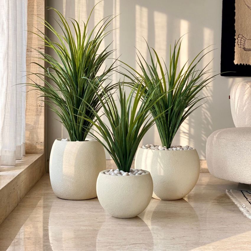 Elegant Design Green Artificial Dragon Plant Without Pot