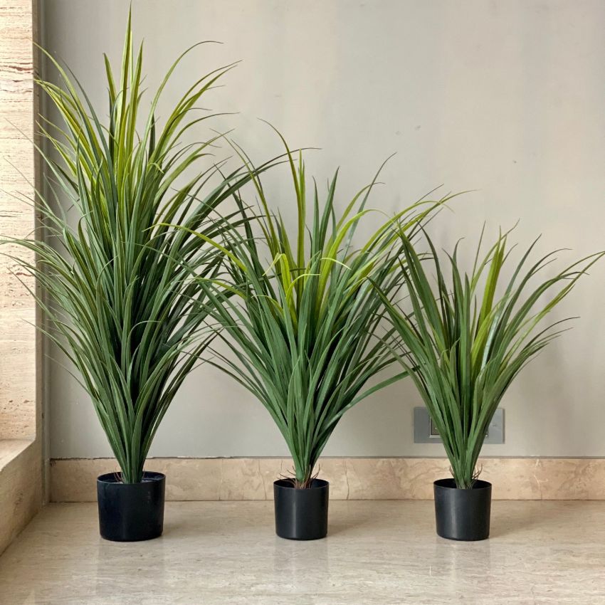 Elegant Design Green Artificial Dragon Plant Without Pot