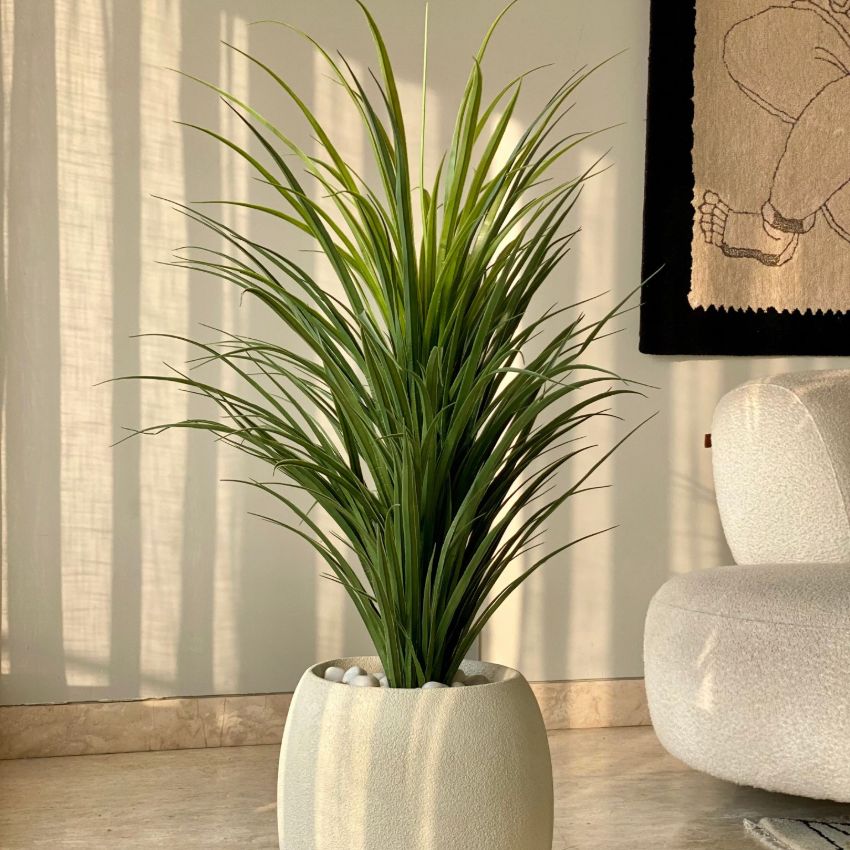 Elegant Design Green Artificial Dragon Plant Without Pot
