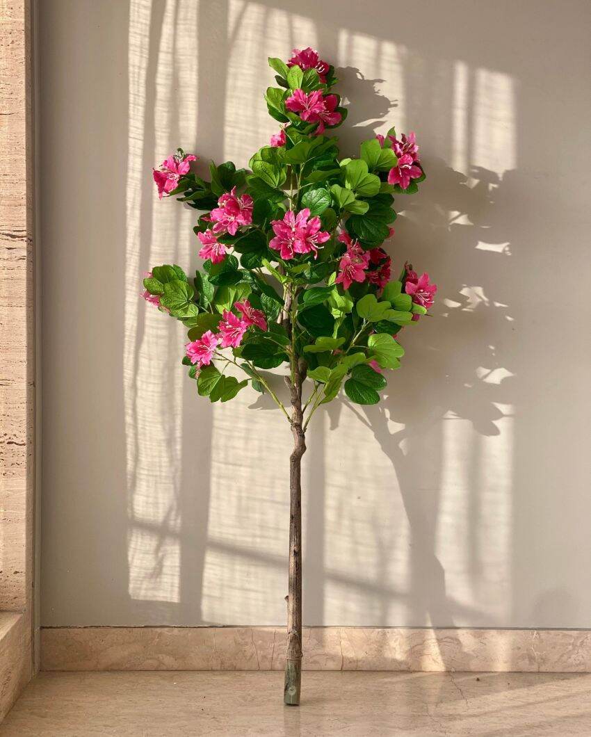Artificial Blush Bauhinia Plant | 5 Feet | Pot not included