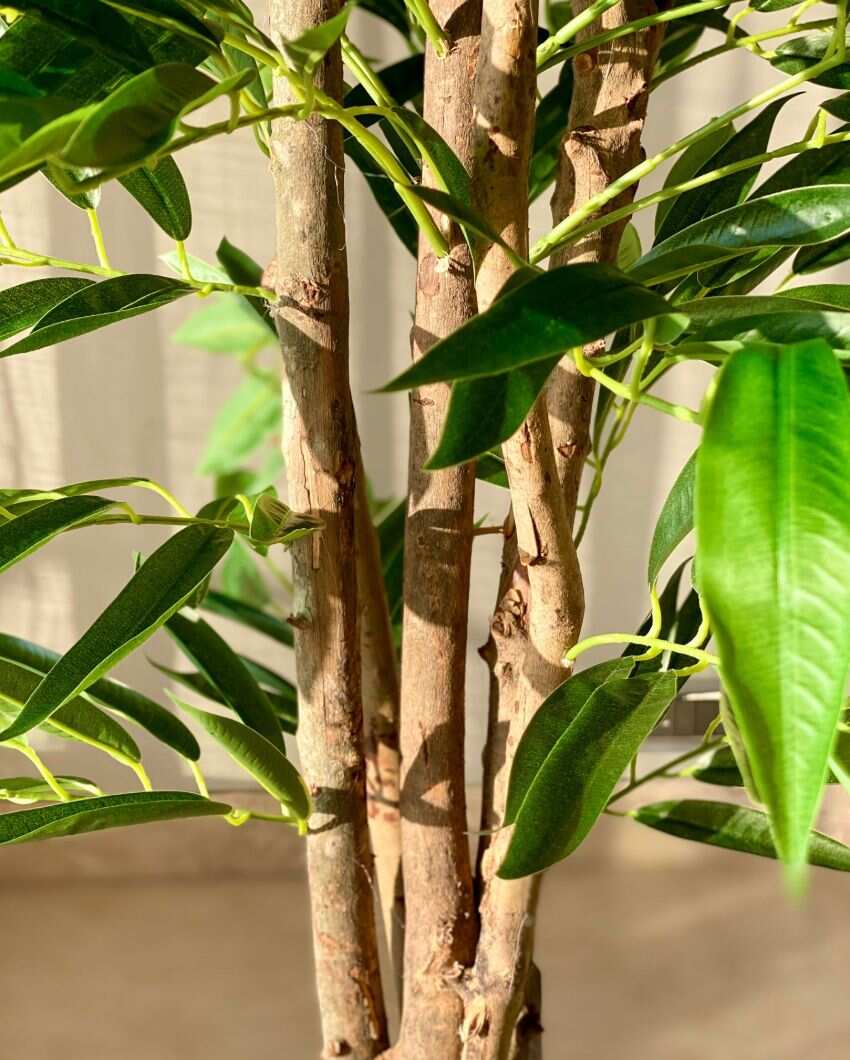 Artificial Silver Willow Plant | 5 Feet | Pot not included