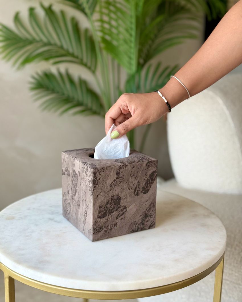 Modern Square Tissue Box Home Essential | 5 x 5 x 5 inches