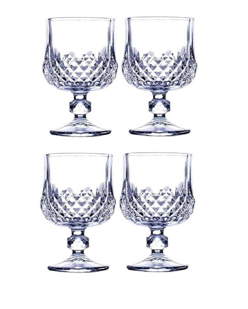Premium Barware Item Pure Crystal Elegant Wine Glass | 100ml