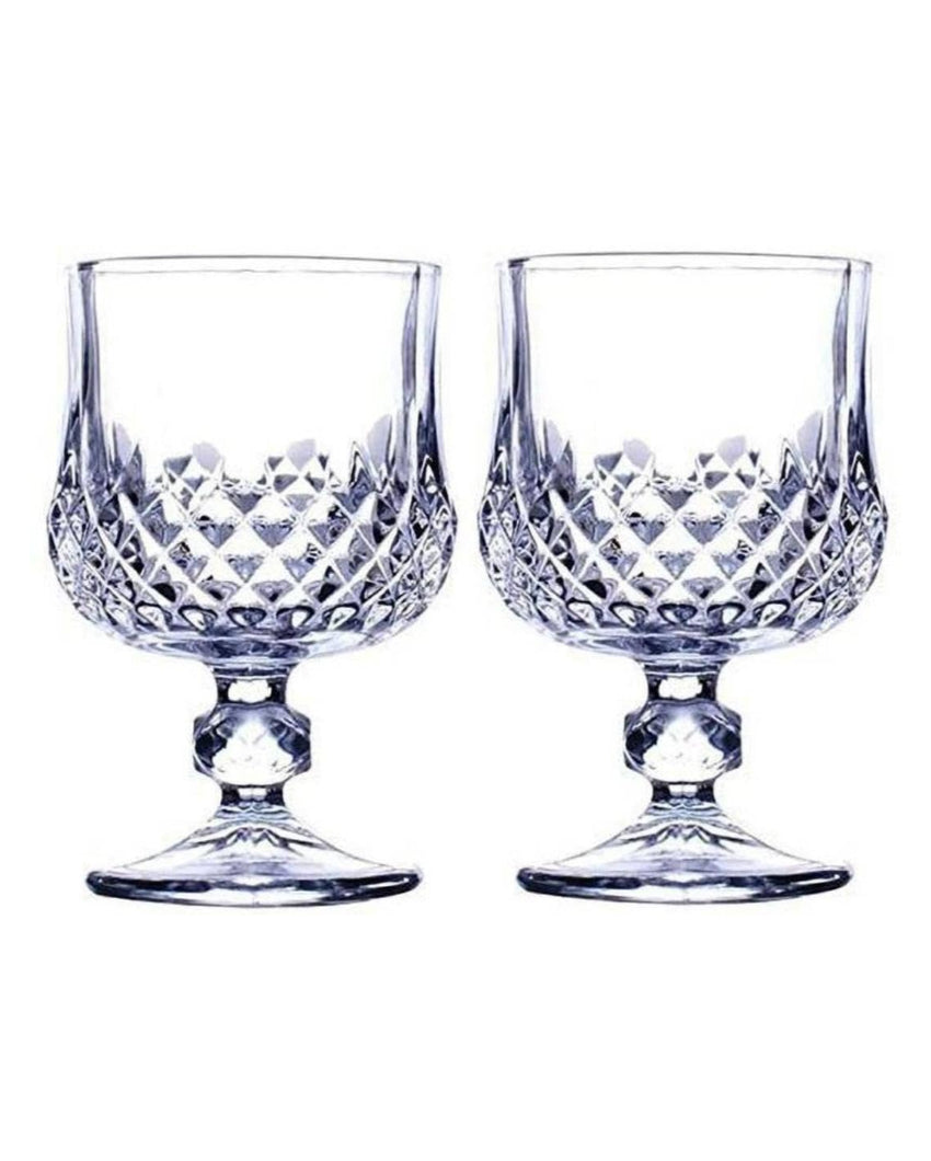 Premium Barware Item Pure Crystal Elegant Wine Glass | 100ml