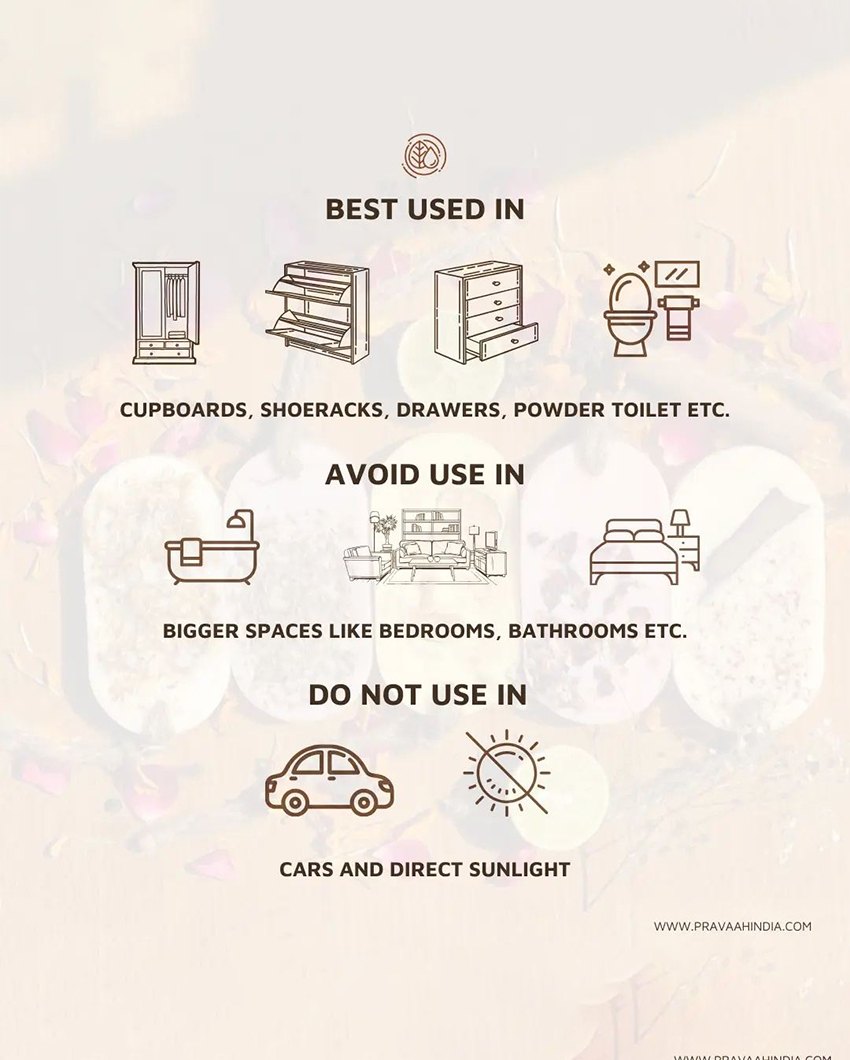Sophisticated & Refreshing British Air Freshener Organic Wax Sachet | Pack of 2